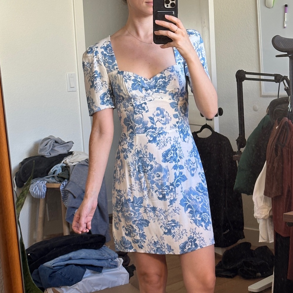 Reformation Brittney Floral Mini Dress- 0
